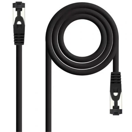CABLE DE RED LATIGUILLO SSTP CAT8.1 AWG26 3 M NEGRO NANOCABLE CABLE DE RED LATIGUILLO SSTP CAT8.1 AWG26 3 M NEGRO NANOCABLE
